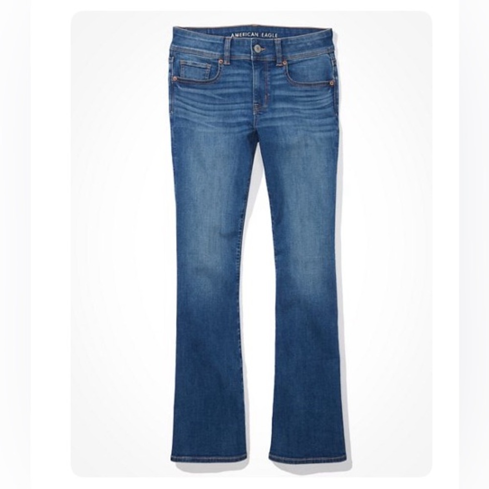 American Eagle Next Level Low-Rise Kick Bootcut Jeans